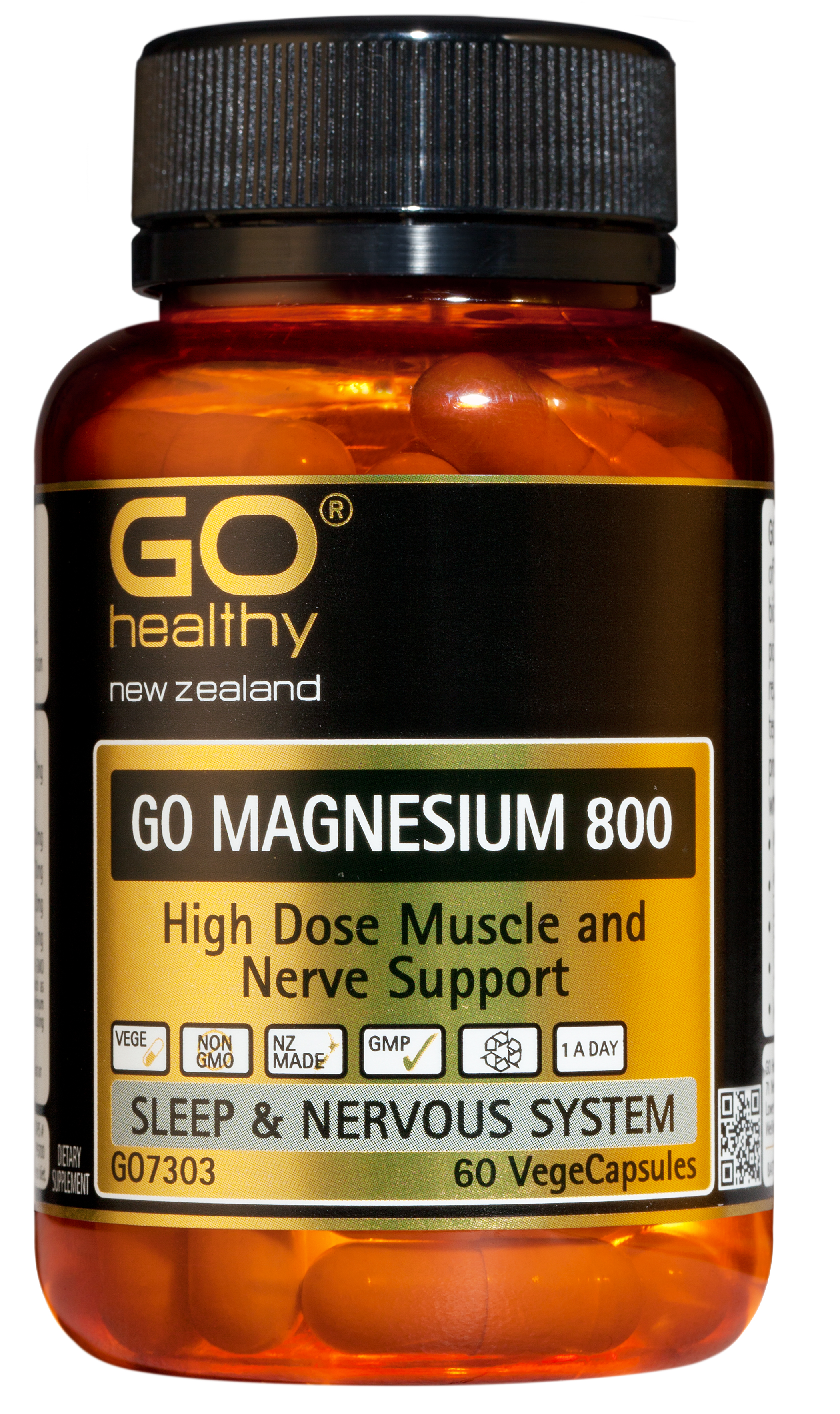 Go Healthy Magnesium 800 60 VegeCaps